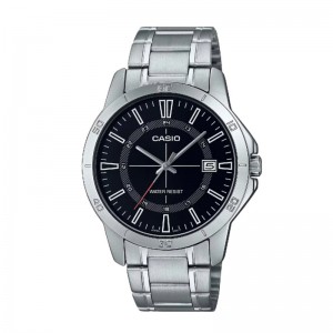 Casio MTP-V004D-1CUDF Silver Black Man Steel